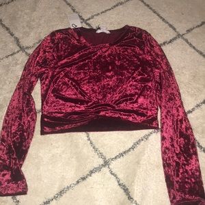 Long sleeve crop Top